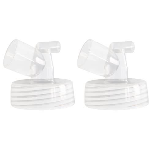 Idaho Jones Spectra Wide Mouth Connector (2pcs) | Premium Quality Base Connectors for Spectra Breast Pump | Set of 2 Widemouth Connectors 100% Compatible with Spectra S1, Spectra S2, Spectra 9 Plus