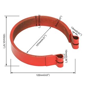 GREHUA Rear 4" Brake Band Pin Kit with 70"Throttle Cable for Predator 212cc 420cc 196cc 6.5hp Go Kart Manco Bandit Critter 1492 4316 297 Rotary 484 Azusa 2251-B Yerf-Dog Yard Cart Mini Bike ATV Red