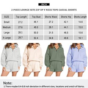 AUTOMET Women's Fashion Oversized 2 Piece Lounge Sets Fall Fashion Outfits 2023 Long Sleeve Cozy Casual Pajamas shorts Sweatsuit Sets