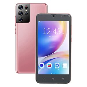 s21 pro unlocked smartphone, 5.45in 2gb ram 16gb rom dual sim card unlocked 3g cellphone face id mobile phone for android 10 3000mah(pink)