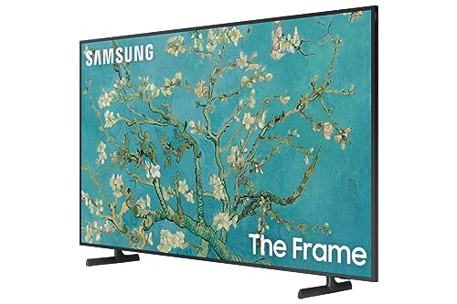 SAMSUNG QN50LS03BAFXZA 50" The Frame 4K UltraHD Smart QLED TV with a Sanus SA-IWB17-W1 17" TV Media in-Wall Box (2022)