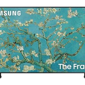 SAMSUNG QN50LS03BAFXZA 50" The Frame 4K UltraHD Smart QLED TV with a Sanus SA-IWB17-W1 17" TV Media in-Wall Box (2022)