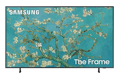 SAMSUNG QN50LS03BAFXZA 50" The Frame 4K UltraHD Smart QLED TV with a Sanus SA-IWB17-W1 17" TV Media in-Wall Box (2022)