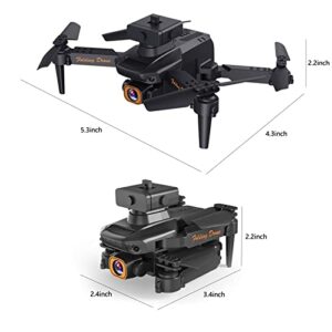 Mini Drone With Dual 1080P HD FPV Camera Remote Control Toys Gifts for Boys Girls with Altitude Hold, Headless Mode, Remote Control Toys Gifts 39 Mins Flight Time, One Key Start Speed Adjustment