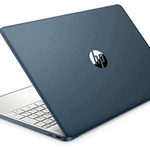 HP 2022 15.6" FHD Laptop, AMD Ryzen 5-5500U Processor(Beats Intel i7-1065G7), 16GB RAM, 512GB PCIe SSD, AMD Radeon Graphics, HD Webcam, Bluetooth, Wi-fi, Win 11, Blue, 32GB Snowbell USB Card