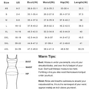 Popilush Shaper Maxi Bodycon Dress Built in Bra Bodysuit for Women Long Backless Slip Spaghetti Strap Dresses with Shapewear Black