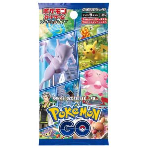 (1 pack) pokemon card game japanese go s10b booster pack (6 cards enclosed) multicoloured