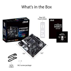 Micro Center AMD Ryzen 5 4500 6-Core, 12-Thread Unlocked Desktop Processor Bundle with ASUS Prime B450M-A II AMD AM4 (Ryzen 5000, 3rd/2nd/1st Gen Ryzen Micro ATX Motherboard