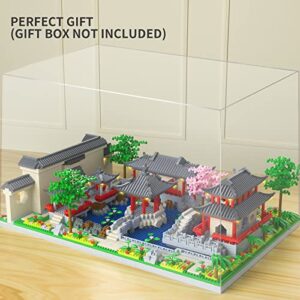 Micro Building Blocks The Classical Gardens of Suzhou Architecture Set Mini Building Blocks Building Bricks Model Kit Micro Blocks Set Building Kit Gift for Age 14+ Kids Teens and Adults