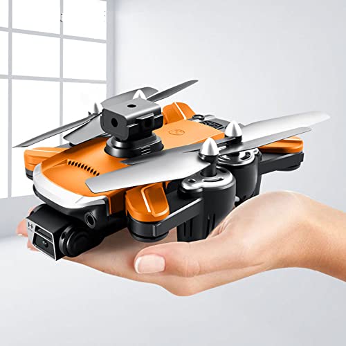 QUITOKA RC Drone 4K Dual Camera HD Aerial Photography 4-axis Aircraft Remote Control Airplane Toy Headless Mode Gravity Sensor One Key Back The Body is Foldable