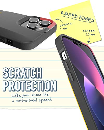 Smartish iPhone 14 Pro Max Wallet Case - Wallet Slayer Vol. 1 [Slim + Protective] Credit Card Holder - Black Tie Affair