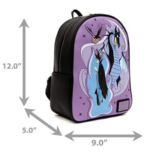 Loungefly Disney Mini Backpack, Sleeping Beauty Maleficent, Disney Villains