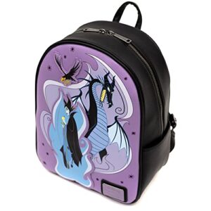 Loungefly Disney Mini Backpack, Sleeping Beauty Maleficent, Disney Villains