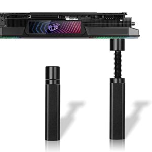 gpu support bracket, adjustable height graphics card support desktop computer pc telescopic graphics card bracket gpu brace video card anti sag gpu holder stand for prevent universal graphics card