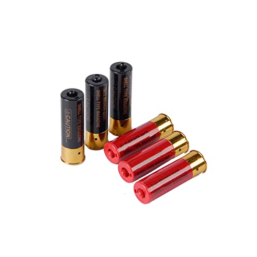 6-Pack M56 Series Airsoft Shotgun Shells for Spring Shotguns Comptiable Double Eagle