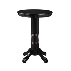 Boraam Florence Pub Table, 42" Height, Black