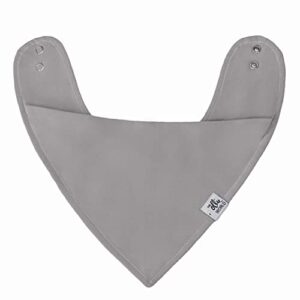 The Ollie Baby Bib -Moisture Wicking Keeps Skin Dry - Quickly Absorbs Liquid Drips (3-pack) (3-Pack Stone)