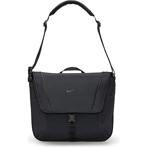 Nike Sportswear Essentials Messenger Bag (15L) (Black/Black/Ironstone)