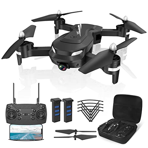 FERIETELF T26 Drones for Adults - 1080P HD RC Drone, Fpv Drone with Camera, With WiFi Live Video, Altitude Hold, Headless Mode, 3D Flip, Gravity Sensor, One Key Take Off/Landing for Kids or Beginners