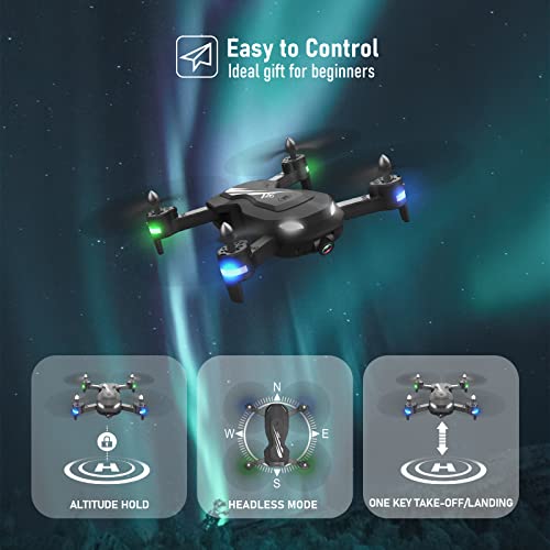 FERIETELF T26 Drones for Adults - 1080P HD RC Drone, Fpv Drone with Camera, With WiFi Live Video, Altitude Hold, Headless Mode, 3D Flip, Gravity Sensor, One Key Take Off/Landing for Kids or Beginners