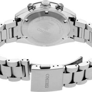 SEIKO SSC813 Watch for Men - Prospex Collection - Stainless Steel Case and Bracelet, White Dial