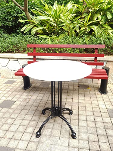 GZDEMYYXGS Table Base 28",with Retro Aluminum Black Legs,is Suitable for Restaurants/Coffee Shops/Bars/Leisure Rooms and Families.