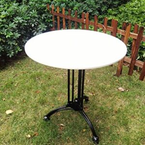 GZDEMYYXGS Table Base 28",with Retro Aluminum Black Legs,is Suitable for Restaurants,Coffee Shops,Bars,Leisure Rooms and Families. (Black)