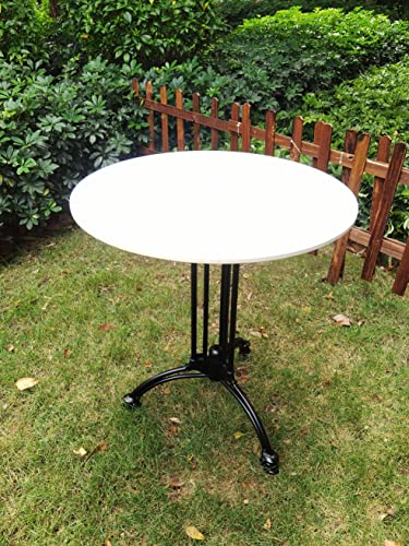 GZDEMYYXGS Table Base 28",with Retro Aluminum Black Legs,is Suitable for Restaurants,Coffee Shops,Bars,Leisure Rooms and Families. (Black)