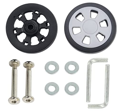 Luggage Suitcase Replacement Wheels Rubber Swivel Caster Wheels Bearings Repair Kits for Luggage