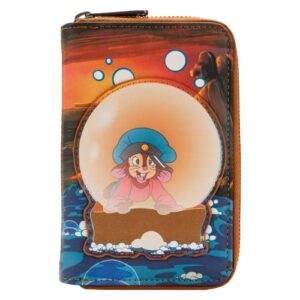 loungefly lf an american tail fievel bubbles zip around wallet