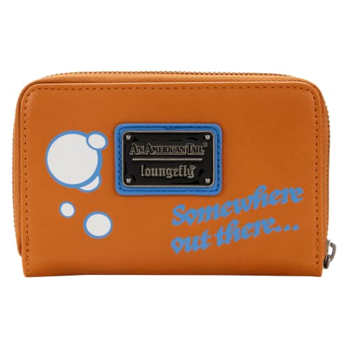 Loungefly LF an American Tail FIEVEL Bubbles Zip Around Wallet