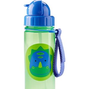 Skip Hop Toddler Sippy Cup with Straw, Zoo Straw Bottle 13 oz, Dino