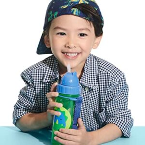 Skip Hop Toddler Sippy Cup with Straw, Zoo Straw Bottle 13 oz, Dino