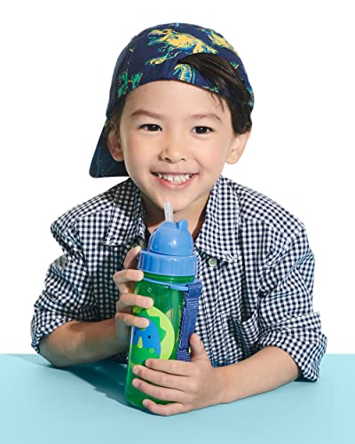 Skip Hop Toddler Sippy Cup with Straw, Zoo Straw Bottle 13 oz, Dino