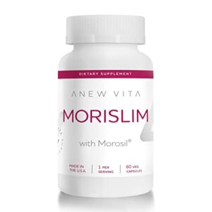 anew vita morislim w/morosil | antioxidant boost | immunity support | moro red orange | 60 vegetable capsules | non-gmo | gluten free | made in usa