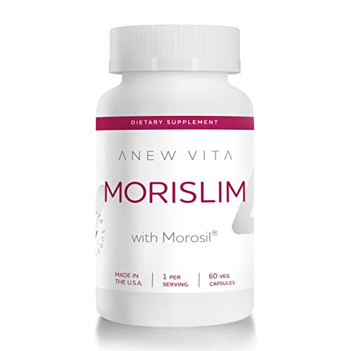 Anew Vita Morislim w/Morosil | Antioxidant Boost | Immunity Support | Moro Red Orange | 60 Vegetable Capsules | Non-GMO | Gluten Free | Made in USA