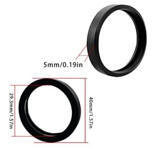 20PCS Fuel Gas Can Spout Gasket Seals Replacement Rubber Gaskets Washer Seal O Ring Replacement Gas Gaskets Can Be Used for Most of The Gas Can Spout