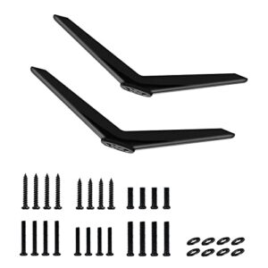 universal tv stands compatible with tcl smart tv above 40 inch. replacement tv legs for tcl tv stand legs, suitable for tcl roku smart tv 40in 43in 48in 49in 50in 55in etc.