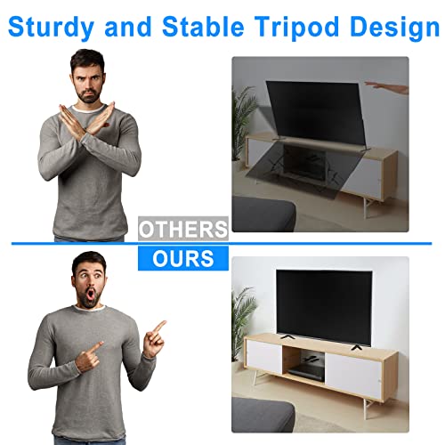 Universal TV Stands Compatible with TCL Smart TV Above 40 Inch. Replacement TV Legs for TCL TV Stand Legs, Suitable for TCL Roku Smart TV 40in 43in 48in 49in 50in 55in etc.