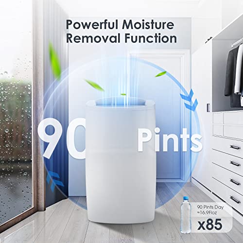 Portable Air Conditioner - Rintuf 2022 14000 BTU Portable AC Unit, Cools Rooms up to 700 Sq.ft, Dehumidifier & Fan, with 24H Timer Remote Control Window Kit for Home Living Rooms Bedroom