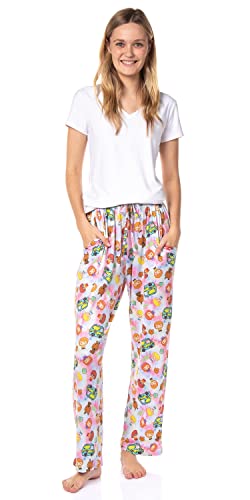 Scooby-Doo Womens' Chibi Characters The Gang Scooby Shaggy Velma Daphne Fred Sleep Pajama Pants (XXX-Large)