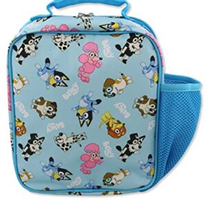 Bluey Kids Soft Insulated School Lunch Box (One Size, Blue)