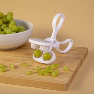 Ubbi Grape Cutter for Kids, Fruit and Vegetable Slicer, Safe and Easy to Use