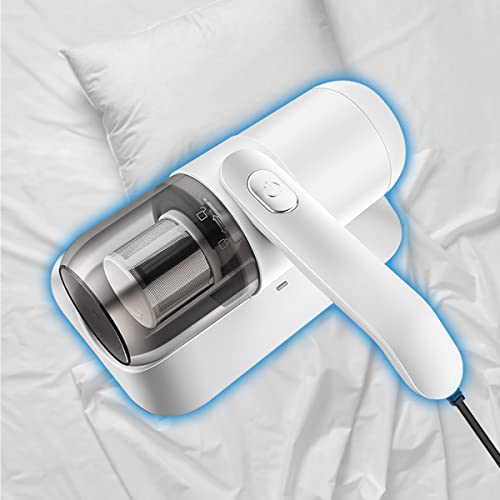 Hersven Bed Vacuum Cleaner, 12KPa Handheld Deep Mattress Cleaner high-Frequency Double Beat UV Mattress Vacuum Cleaner, Suitable for Bedding, Sofa, Other Fabric Surfaces