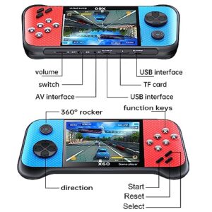 Retro Handheld Game Console for Kids Adults, Mini Game Player Preload 4849 Games, 3.5'' Display Portable Game Machine with 2 Gamepads, Support 2 Players Save Progress and Connect to TV