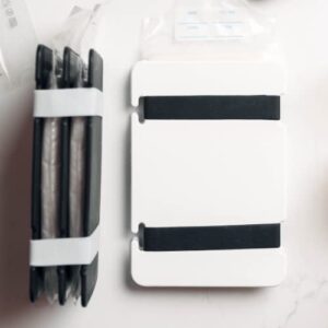 freeze it flat: organizer for freezer storage of breast milk bags. use compression to reduce leaks and double storage capacity. (white single by mammaway)