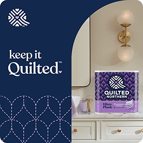 Quilted Northern Ultra Plush Toilet Paper, 6 Mega Rolls = 24 Regular Rolls