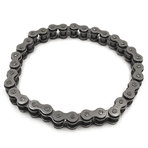 QYMOTO KT196 O-Ring Chain Go Kart Chain 420 RO-32 Link, Sealed Roller Chain for Coleman Powersports 196cc Go Kart Parts