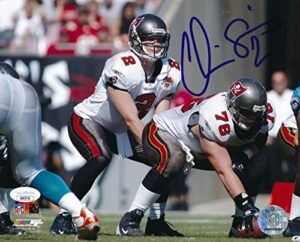 chris simms tampa bay buccaneers signed/autographed 8x10 photo jsa 165421 - autographed nfl photos