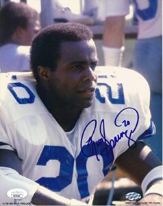 ron springs dallas cowboys signed/autographed 8x10 photo jsa 159046 - autographed nfl photos